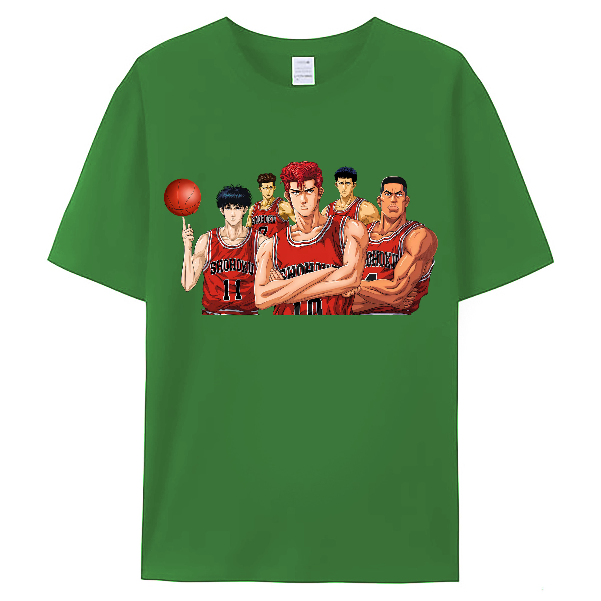（画像用） SLAM DUNK／スラムダンク レディースカジュアルプリントTシャツ（綿100％）